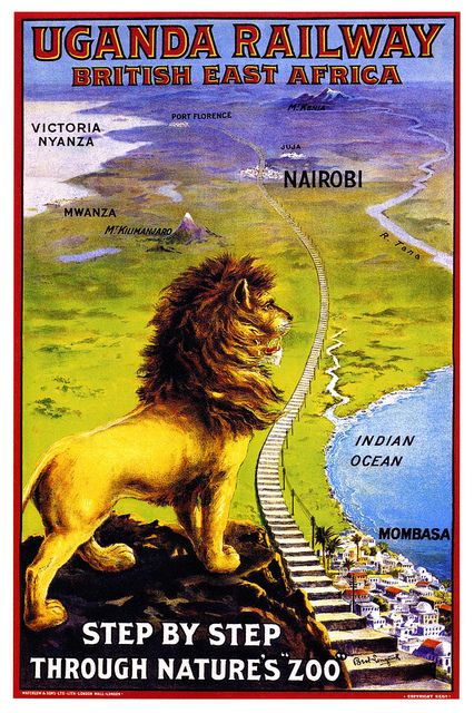 Railway poster, British East Africa