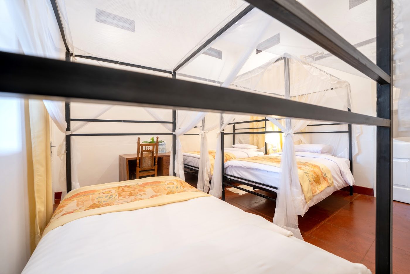 The African Queen triple room at Masindi Hotel